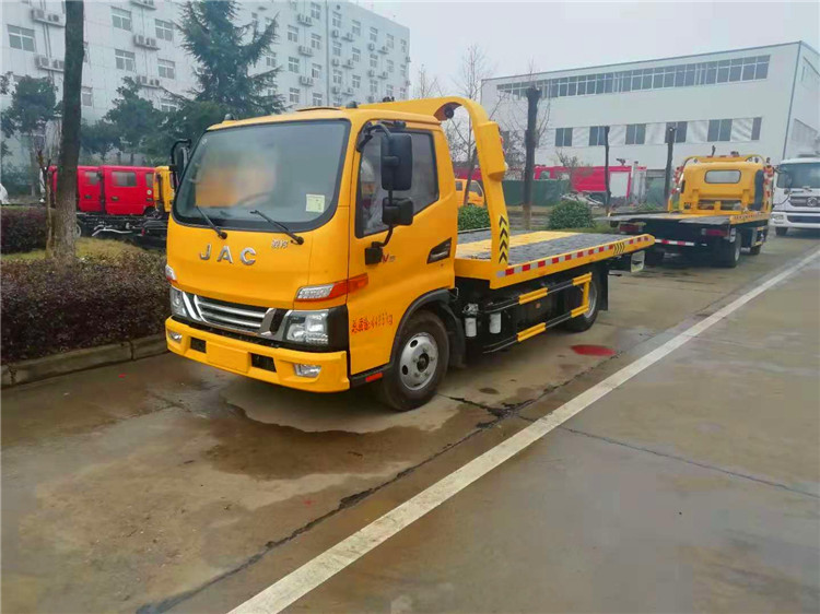 洛阳市江淮蓝牌清障车_平板道路救援车厂家