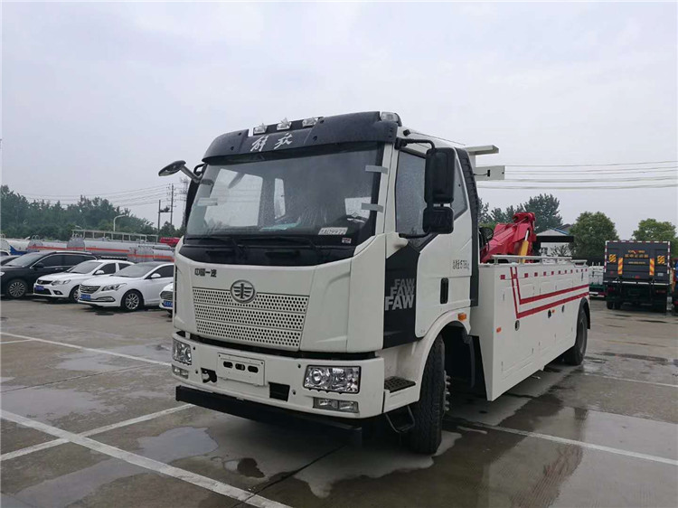 解放6X4拖车_随州市清障救援车