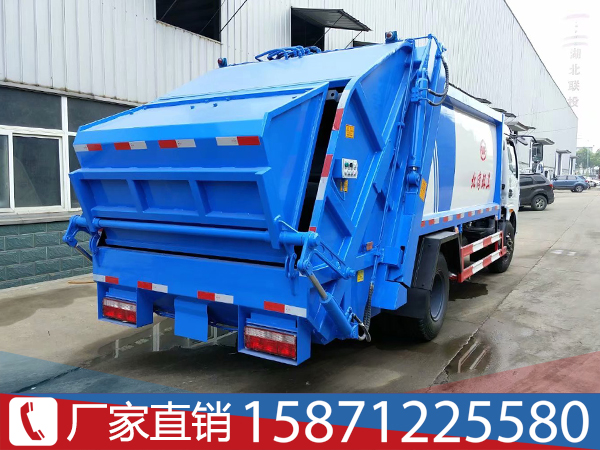 东风5吨挂桶垃圾压缩车容量