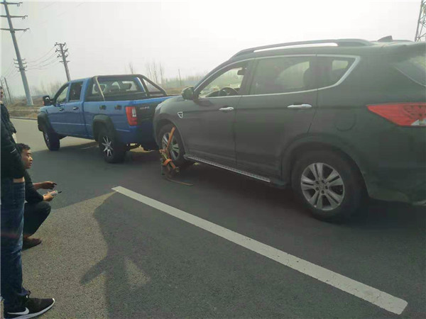 平板全落地型救援清障车皮卡清障车