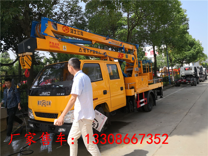 保定市东风17米路灯维修车型号|鼎力高空作业车