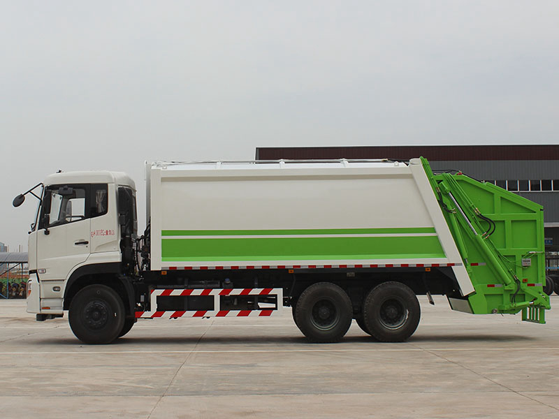 18吨东风天龙压缩垃圾车价格_压缩式垃圾车