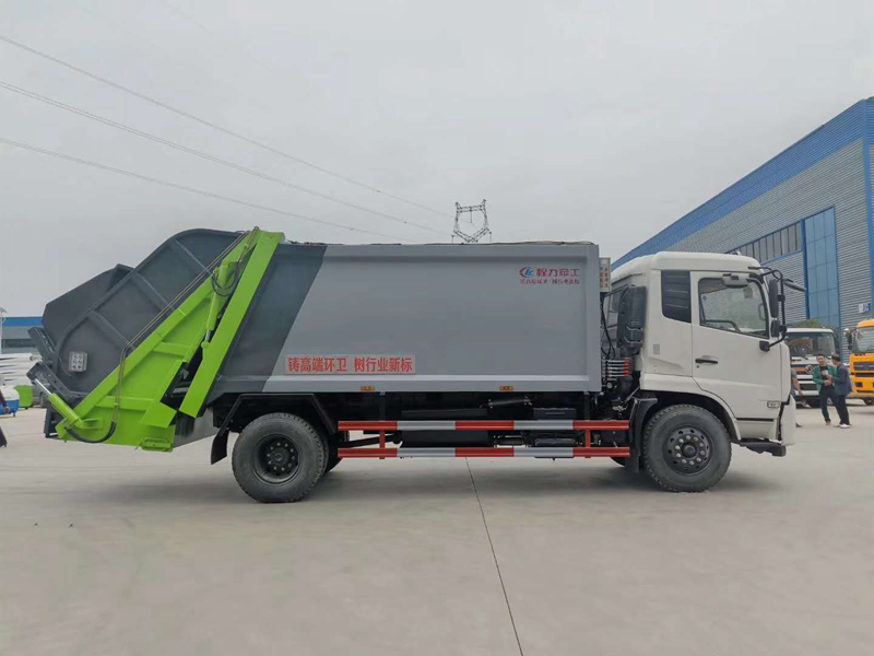 12吨东风天锦垃圾压缩车价格_压缩式垃圾车多少钱