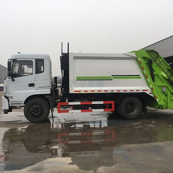 10吨新款专底东风压缩垃圾车_压缩式垃圾车厂家