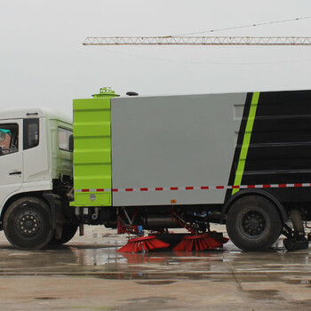 十吨东风天锦道路清扫车_国五扫路车