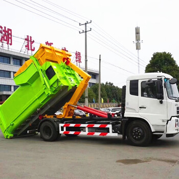 十二吨东风天锦钩臂垃圾车_勾臂垃圾车车厢