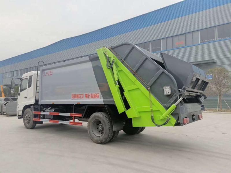 东风天锦12吨压缩垃圾车视频压缩垃圾车厂家