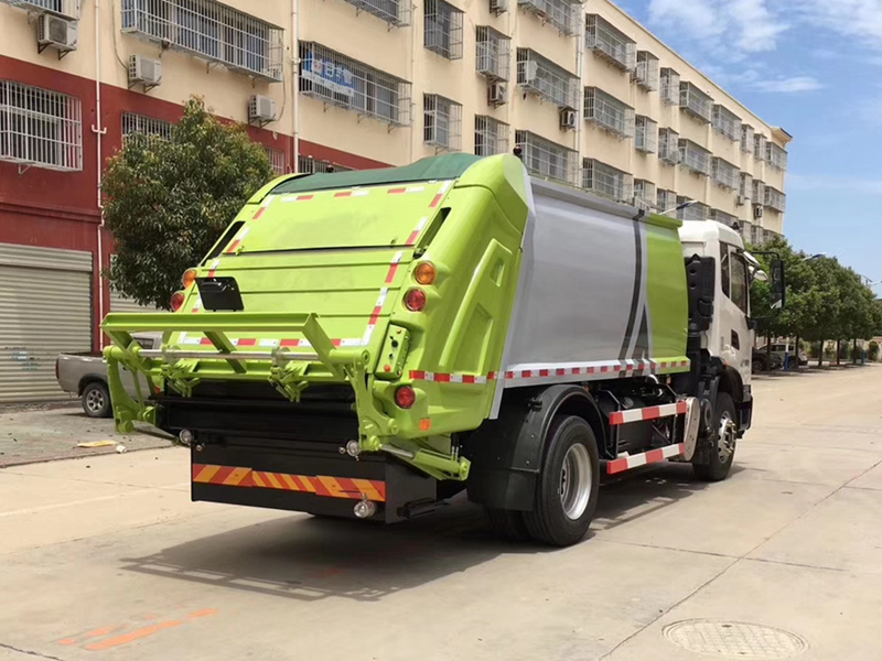 12吨天锦国六压缩垃圾车挂桶压缩垃圾车