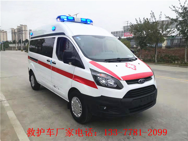 钦州市福特v348长轴重症监护型救护车_上汽大通急救车