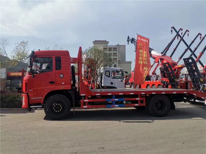 朔州市18吨挖机单桥平板拖车9米黄牌单桥平板车厂家报价