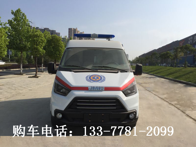 五环特顺带卧铺伤残运送 车_江铃特顺救护车厂家