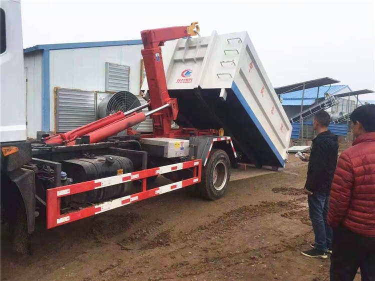 黔南布依族苗族自治州16方鸡粪专运车_液压垃圾车