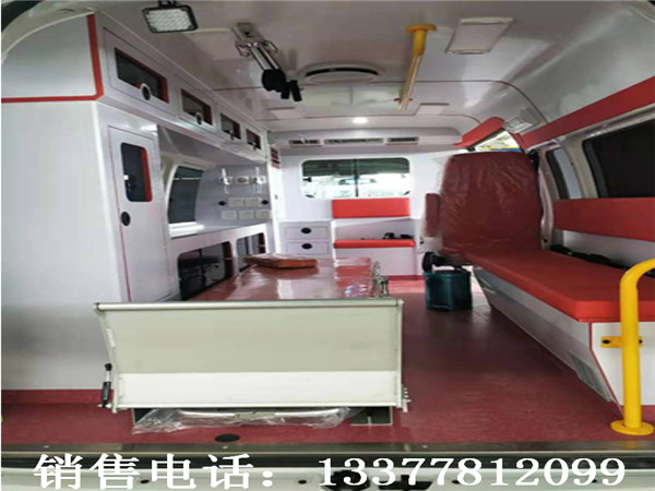 福田G7带卧铺救护车价格_福田G7长轴救护车