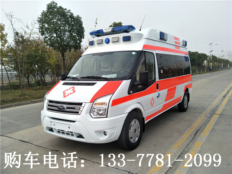 福特V348救护车全国价格_福特V348转运型救护车配置