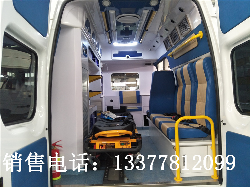 新时代V348长轴中顶监护型救护车报价_全顺救护车销售