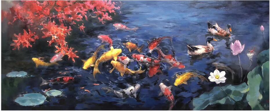 张嘉应孤品油画作品