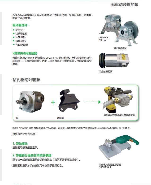 德国zuwa叶轮泵zuwa挠性泵自吸泵unistar