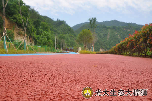 彩色透水混凝土路面