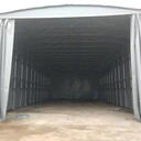 温江安装户外推拉式雨棚大型伸缩雨棚移动仓库雨棚