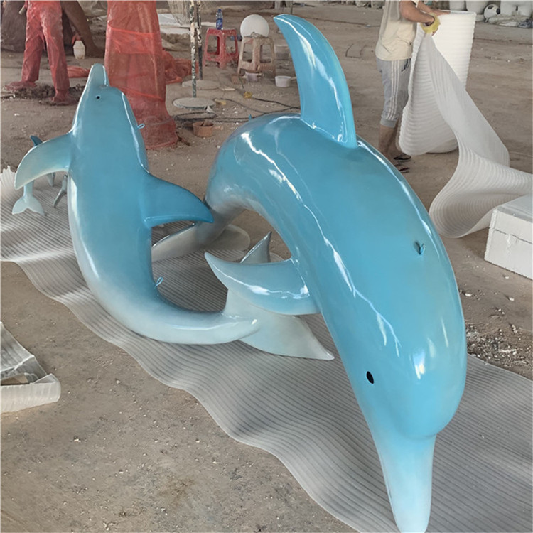 佛山玻璃钢海鱼雕塑模型海洋馆海洋生物雕塑