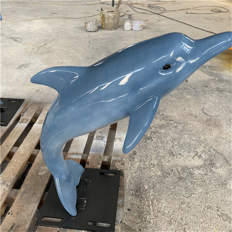 佛山玻璃钢海鱼雕塑模型海洋馆海洋生物雕塑