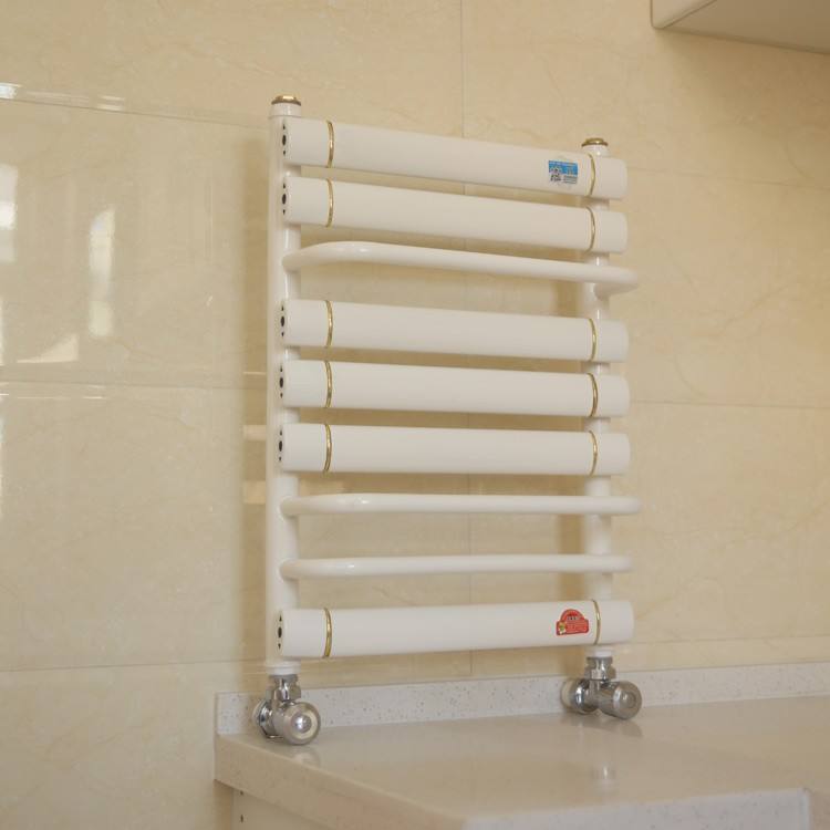 小背篓暖气片卫浴毛巾架家用壁挂式水暖散热片卫生间置物架