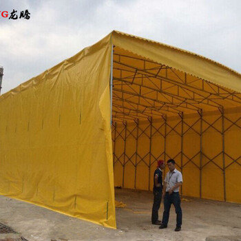 南京雨蓬公司定做推拉蓬伸缩篷遮阳蓬仓储蓬