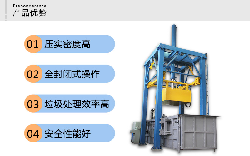 景区用 垂直垃圾中转站压缩机 小型