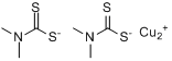 CAS:137-29-1_二甲基二硫代氨基甲酸铜的分子结构