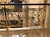 江苏酒店楼梯护栏定做别墅简约铝板雕刻护栏厂家安装