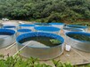 鍍鋅板帆布水池高密度養殖魚池圓形帶支架水池養殖水箱
