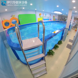 伊貝莎兒童游泳池,鋼化玻璃兒童泳池戲水池室內大型恒溫泳池圖片2