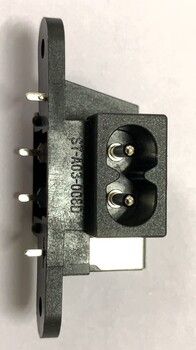 贝尔佳ST-A03-008电源插座BEJ八字形插座PCB印制电路板交流插座