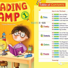ReadingLamp（初级阅读）1-3级别学生书、目录内页展示