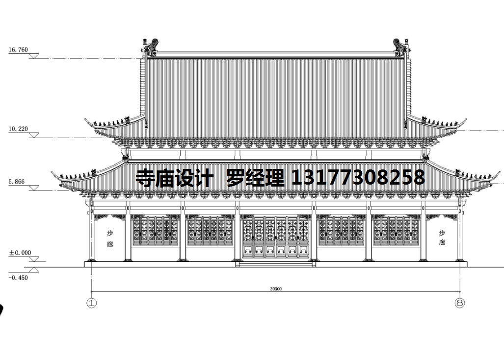 寺庙设计,祠堂设计,戏台设计,牌楼设计