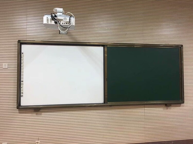 多媒体推拉黑板厂家丨学校教室办公会议室用多媒体黑板批发定制供应找