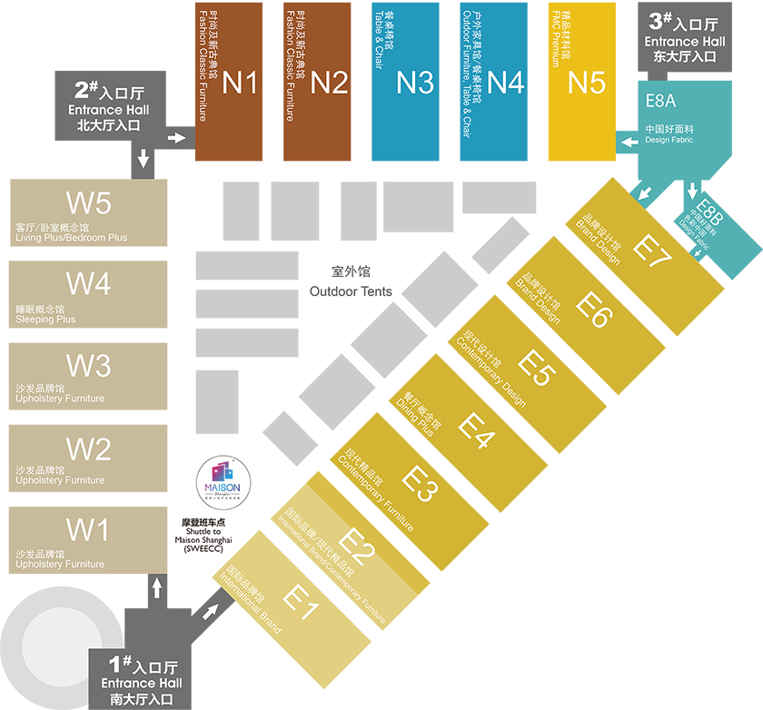 hall layout