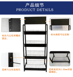 展架设计展示架定做润滑油展架水桶架资料架山东货架厂图片2