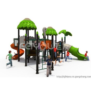 儿童乐园设备/工厂多种室外组合滑梯定制/质保一年02601