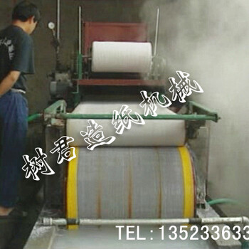 造纸机生产厂家，树君造纸机械厂生产烧纸造纸机，染纸机，