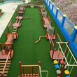济南幼儿园实木玩具幼儿园户外积木、攀爬架、悬浮地板厂家图片