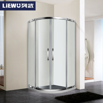 淋浴房招商加盟列武淋浴房重磅出发产品升级性价比304不锈钢淋浴房弧扇形淋浴房