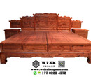 天津榆木双人床价格双人床图片双人床尺寸