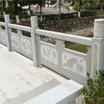栏杆雕刻厂家大理石栏板护栏来图定做石栏杆