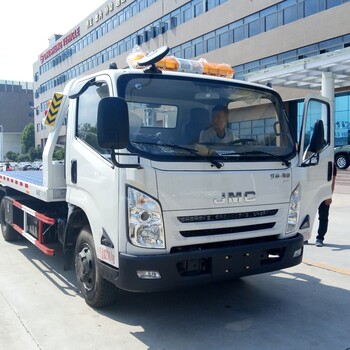 东风多利卡玉柴130马力黄牌一拖二清障车