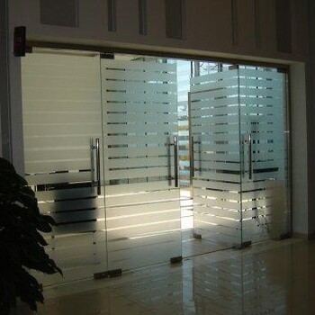 天津甲祥定做玻璃门透明高层领导亮点经典玻璃门各类大全