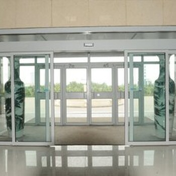 宁河区钢化玻璃门制作，感应门安装厂家