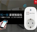 wifi声控插座、奥金瑞无线远程插座、alexai智能欧规插座图片