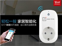 wifi声控插座、奥金瑞无线远程插座、alexai智能欧规插座图片0