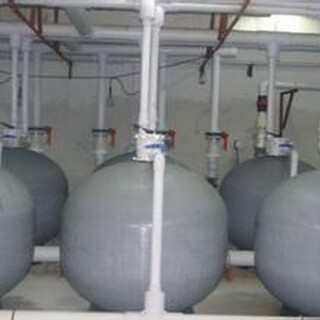 新疆喀什大型泳池水处理设备玻璃钢过滤沙缸温泉过滤沙缸厂家免费安装图片6